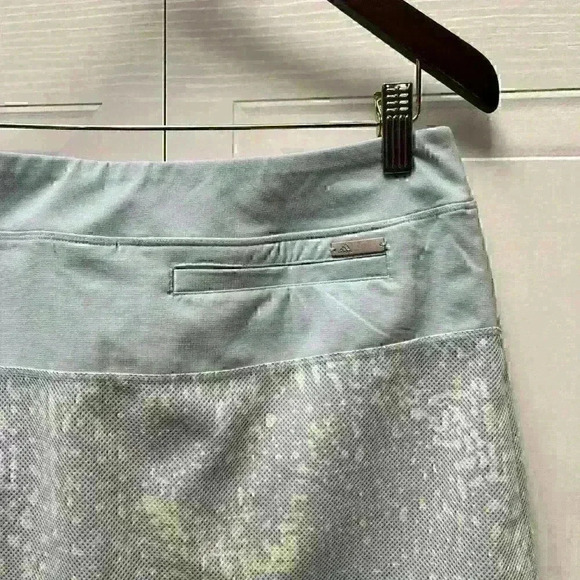 Adidas Golf  Skort Skirt Pull On Elastic Waist Pockets Stretch Blue - Picture 4 of 8